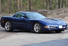 Blue Corvette Complete Overpaint Job