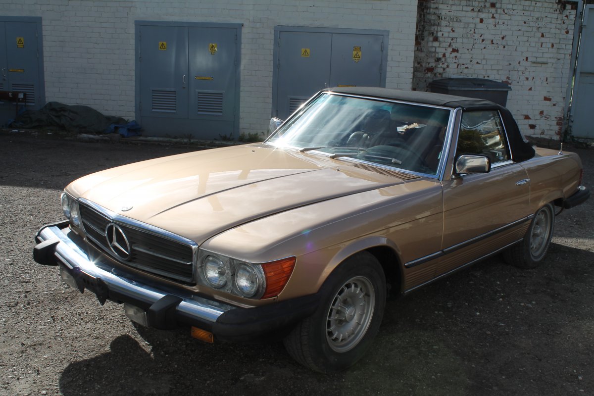 Mercedes SL 1973 - Шаг 4 (Отреставрирована)