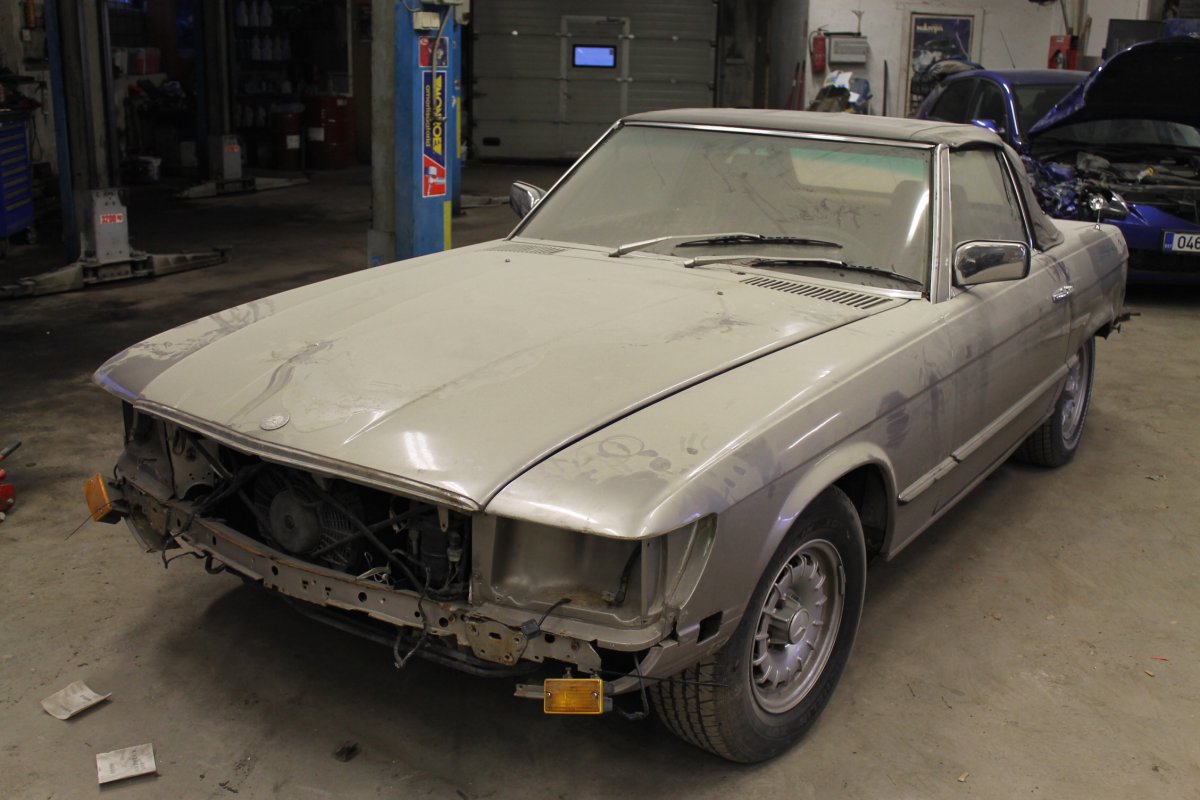 Mercedes SL 1973 - Шаг 1 (До реставрации)