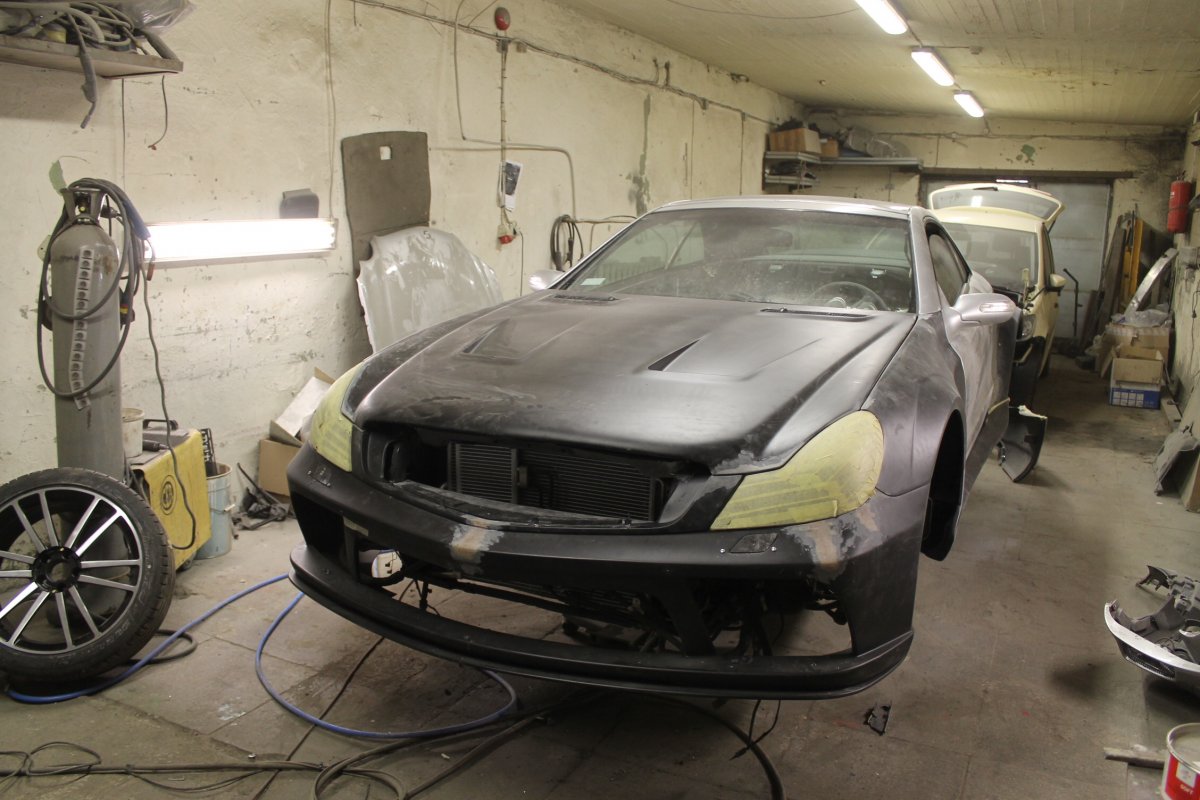 Mercedes SL Facelift!!! - Step 2 (During Lifting)