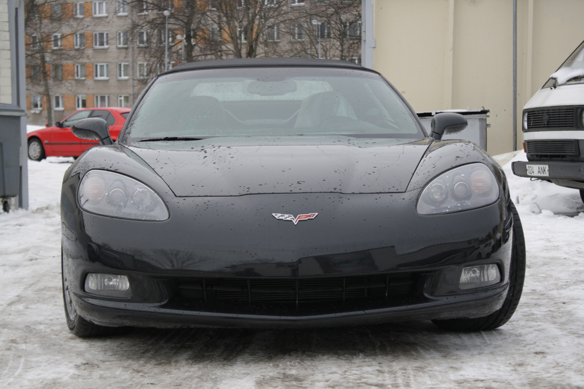 Musta 2010 Corvette Täisülevärvimine