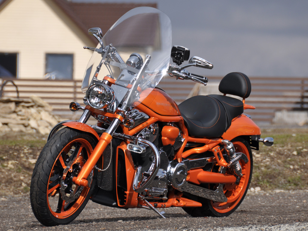 Orange Chopper Complete Overpaint Job