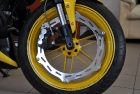 Yellow Chopper Rims Paint Job